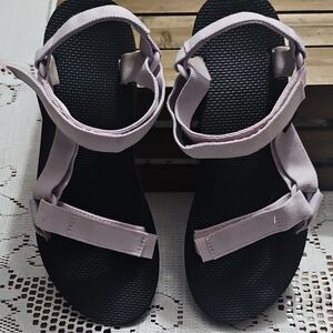 Teva Women's Sandals in Black and Lilac